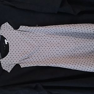 Kim Rogers Beige and Black Polka Dots